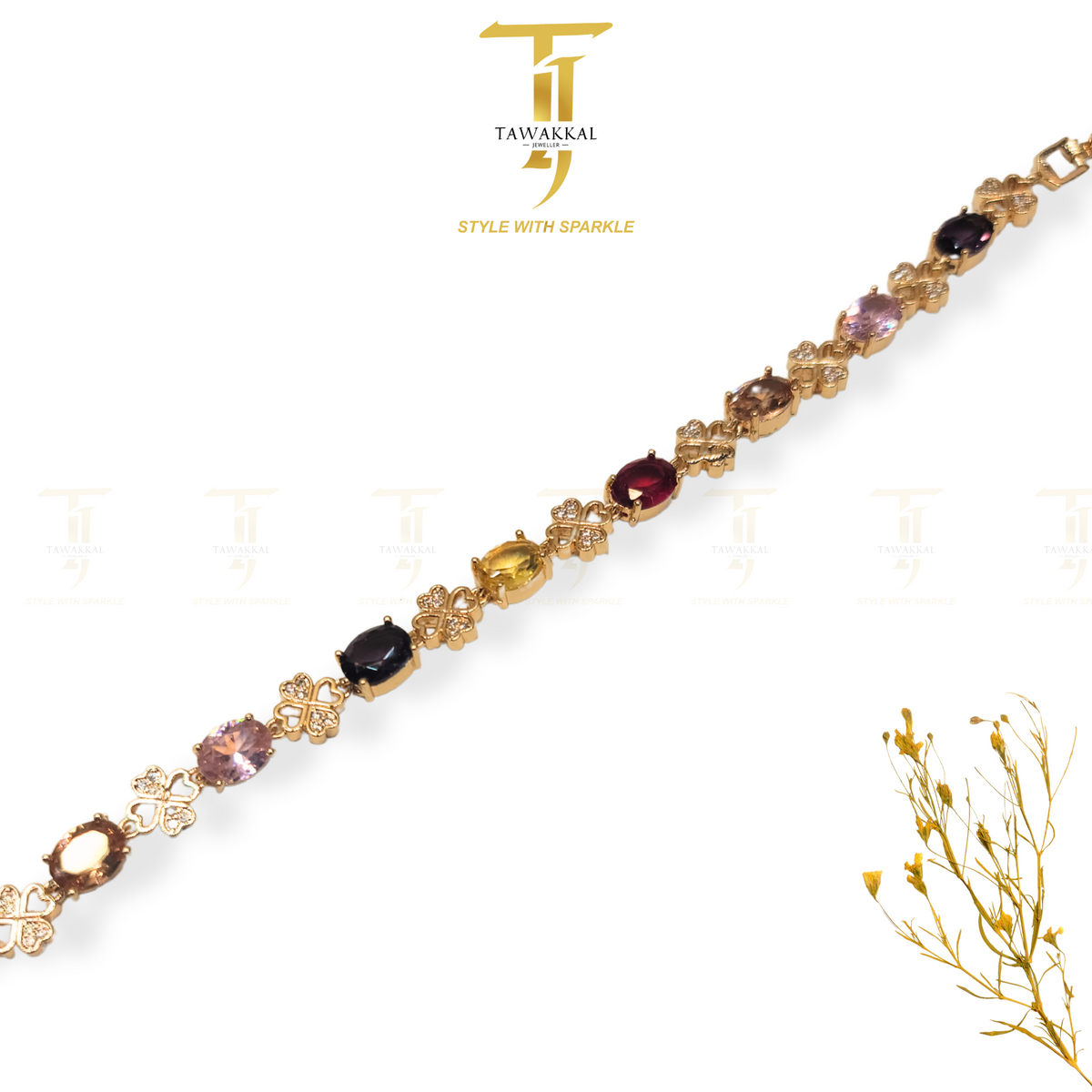 Spinal Multi Color Bracelet - Tawakkal Jewellers